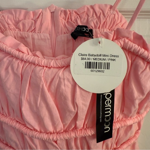 NWT Papermoon Claire Babydoll Mini Dress - Picture 2 of 5